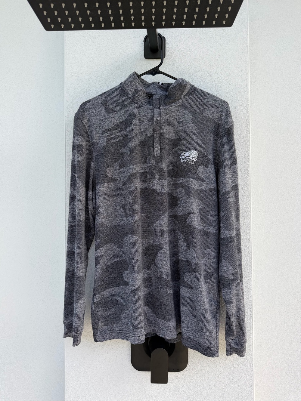 Under Armour | Men’s Large Gray Camo 3/4 Zip Pullover Arrowhead Golf Club EUC
